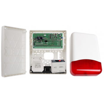 ZESTAW ALARMOWY SATEL INTEGRA 64 PLUS + OPU-3P + AWT800 + 17Ah + SYRENA TI700